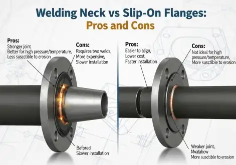 Welding Neck vs Slip-On Flanges: Pros and Cons